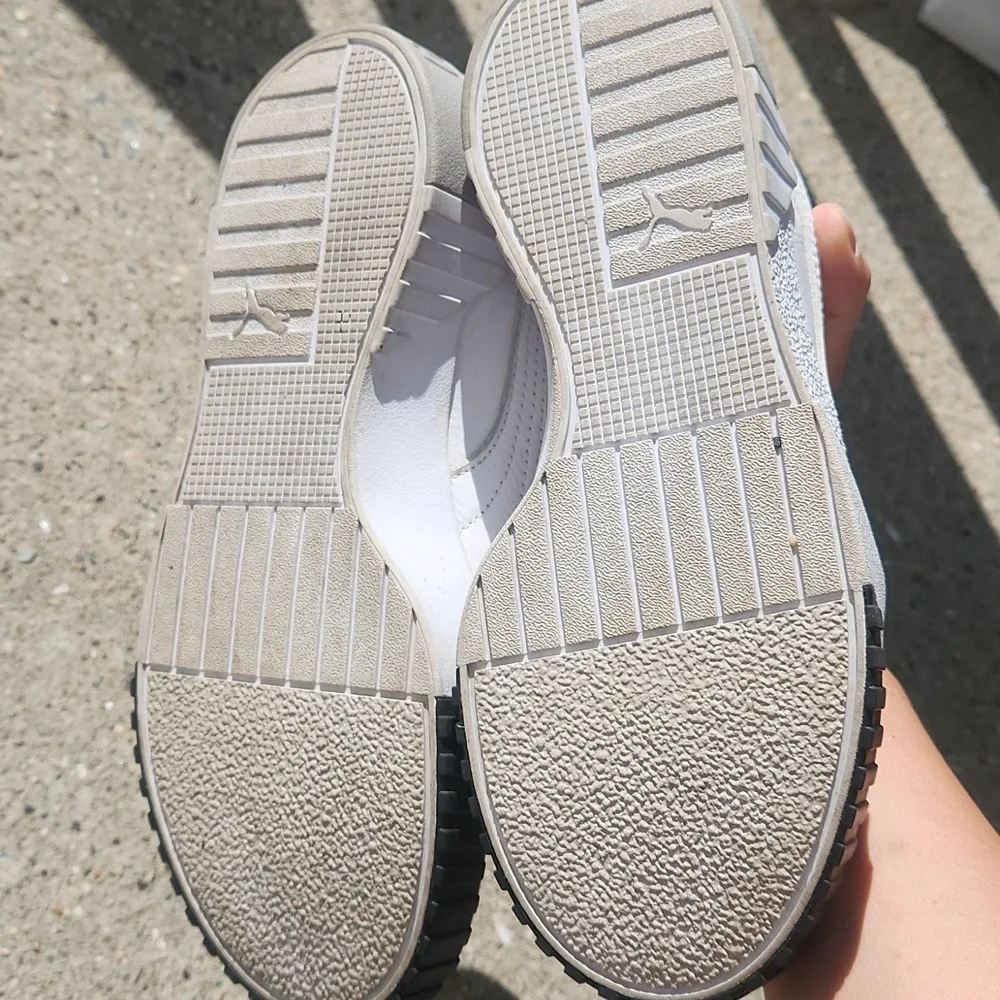 Puma Suede and leather sneakers sz 7 - Picture 5 of 8